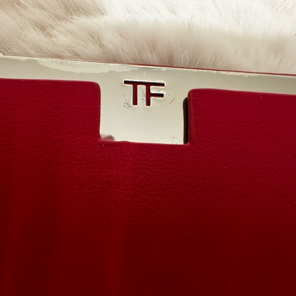 Tom Ford Vibrant Red Leather Accessory - Picture 4 of 6